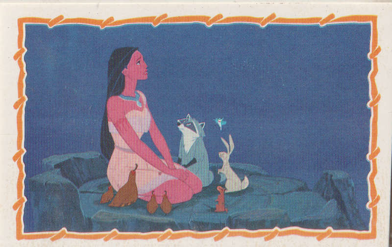 PANINI POCAHONTAS COLLECTABLE STICKERS #44