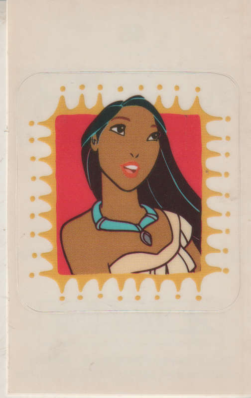 PANINI POCAHONTAS COLLECTABLE STICKERS #45