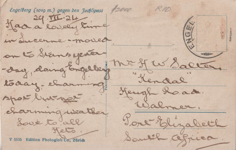 USED POST CARD