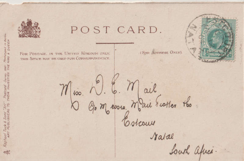 USED POST CARD 190