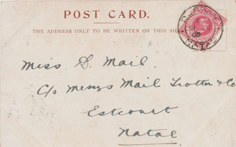 USED POST CARD 1903