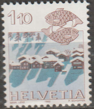 SWITZERLAND 1982 Definitive Issues UMM SG 1035