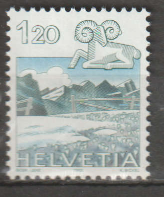 SWITZERLAND 1982 Definitive Issues UMM SG 1036
