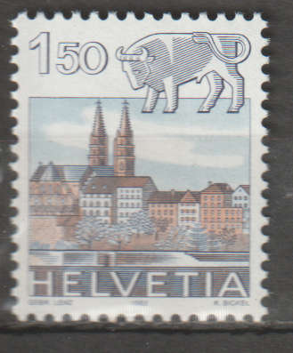 SWITZERLAND 1982 Definitive Issues UMM SG 1037