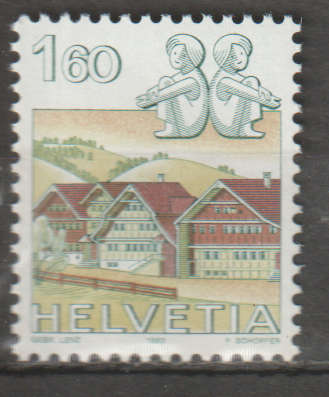 SWITZERLAND 1982 Definitive Issues UMM SG 1038