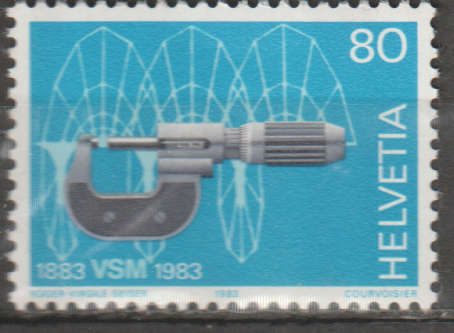 SWITZERLAND 1983 The 100th Anniversary of the Swiss Mechanical and Electrical EngineeringUMM SG 1053