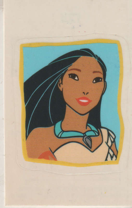 PANINI POCAHONTAS COLLECTABLE STICKERS #125