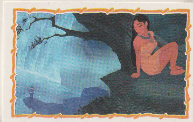 PANINI POCAHONTAS COLLECTABLE STICKERS #129