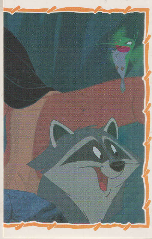 PANINI POCAHONTAS COLLECTABLE STICKERS #131