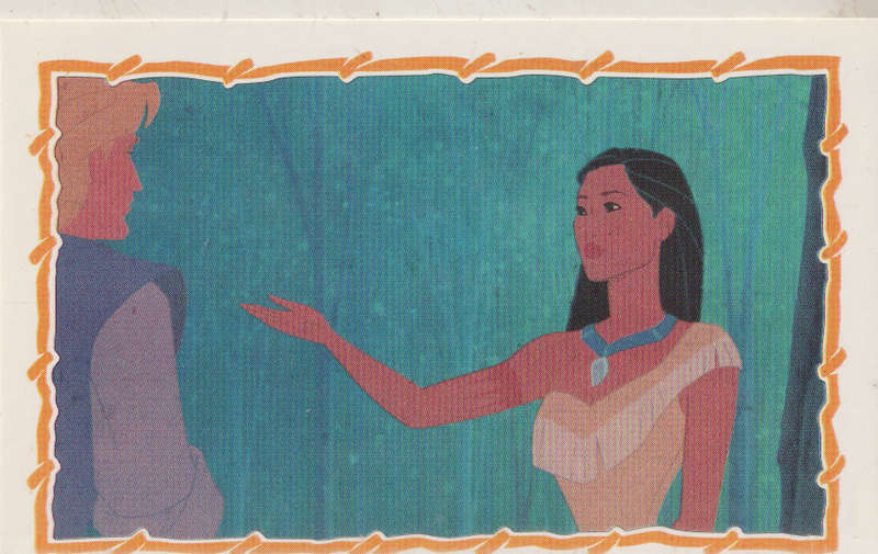 PANINI POCAHONTAS COLLECTABLE STICKERS #154