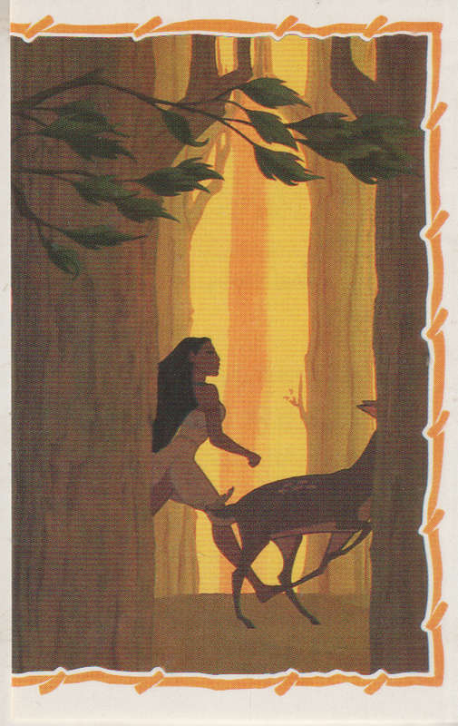 PANINI POCAHONTAS COLLECTABLE STICKERS #160