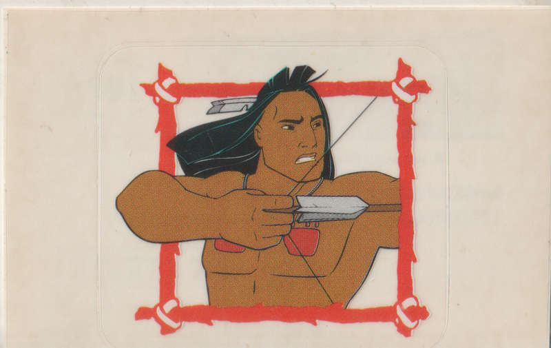 PANINI POCAHONTAS COLLECTABLE STICKERS #167