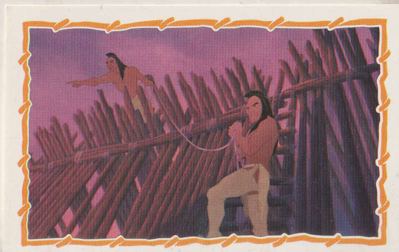 PANINI POCAHONTAS COLLECTABLE STICKERS #172