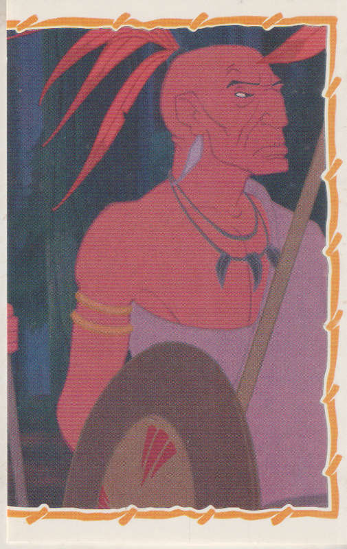 PANINI POCAHONTAS COLLECTABLE STICKERS #176