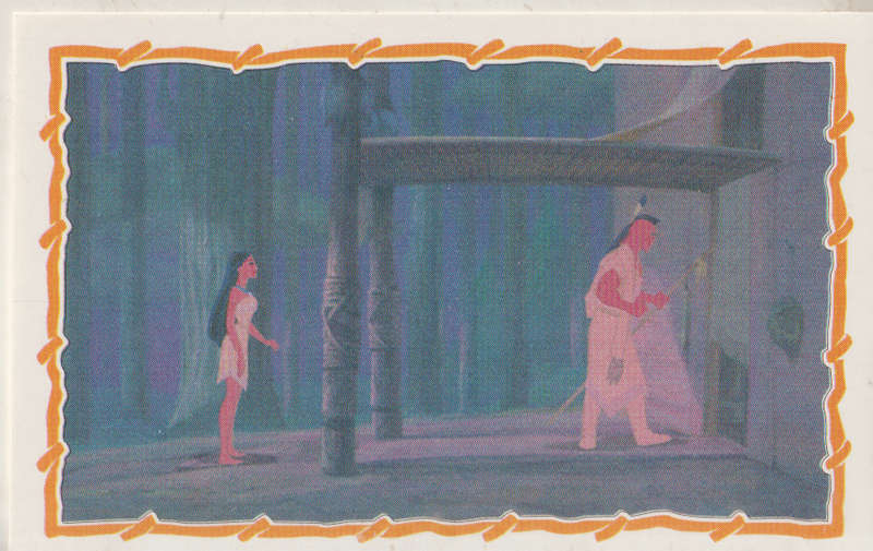 PANINI POCAHONTAS COLLECTABLE STICKERS #177