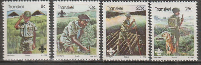 transkei 1982 The 75th Anniversary of Boy Scout Movement UMM