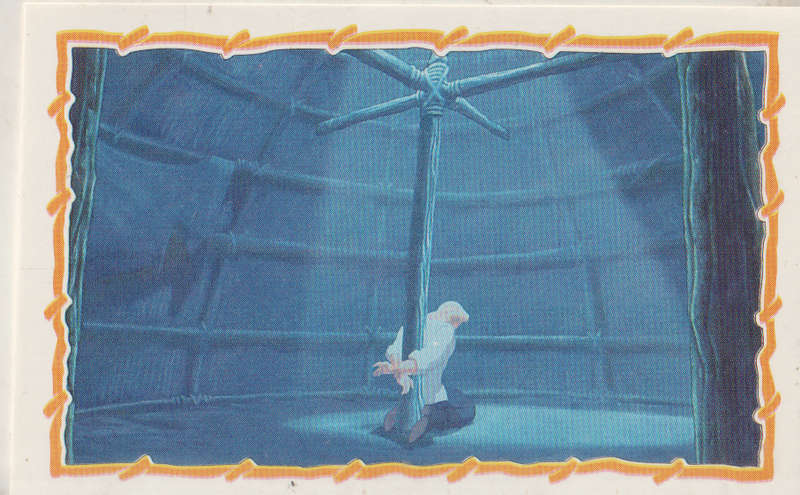 PANINI POCAHONTAS COLLECTABLE STICKERS #195