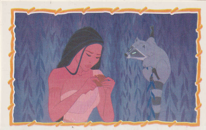 PANINI POCAHONTAS COLLECTABLE STICKERS #208