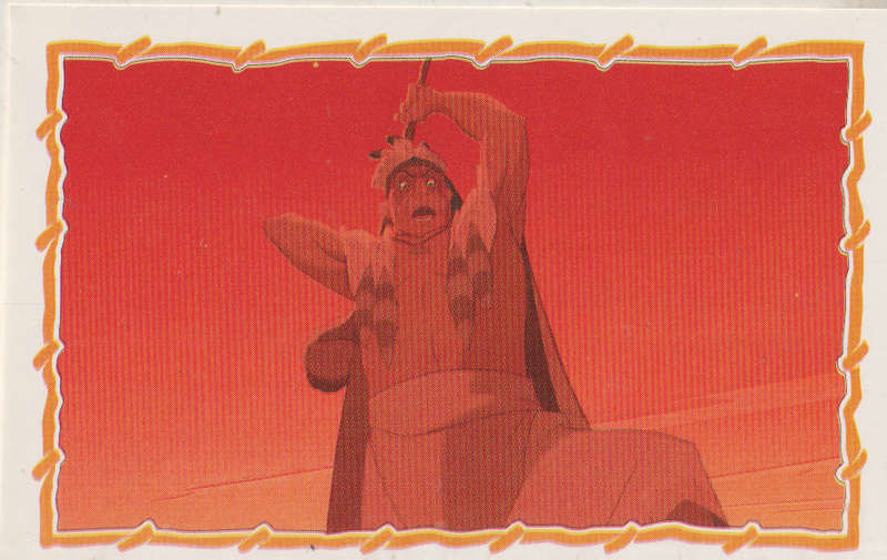 PANINI POCAHONTAS COLLECTABLE STICKERS #218
