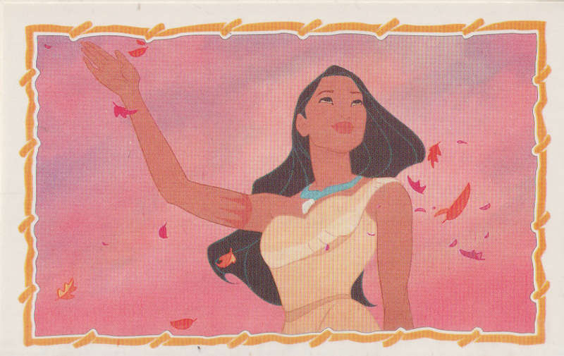 PANINI POCAHONTAS COLLECTABLE STICKERS #232