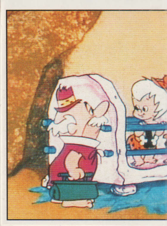 PANINI FLINTSTONES COLLECTABLE STICKER #80