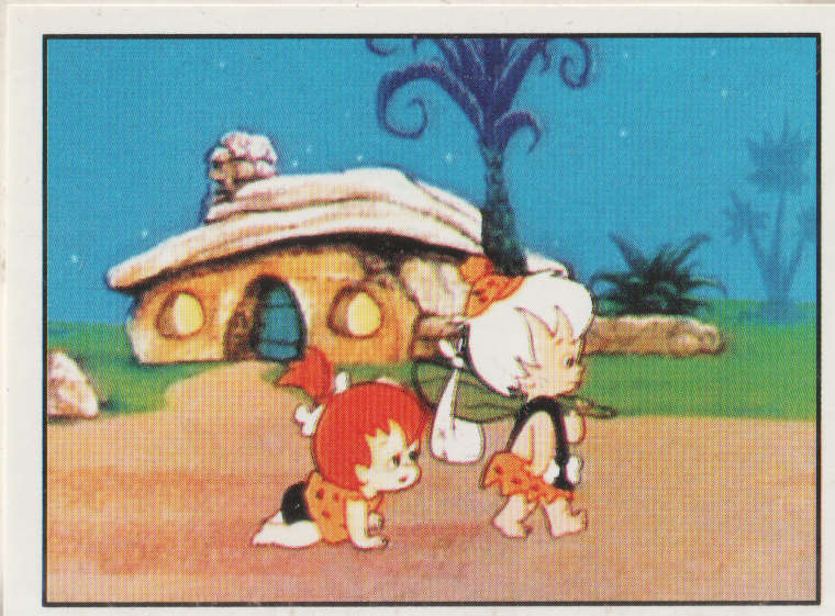 PANINI FLINTSTONES COLLECTABLE STICKER #82