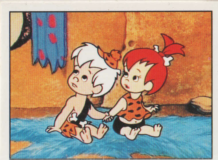 PANINI FLINTSTONES COLLECTABLE STICKER #86