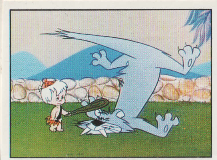PANINI FLINTSTONES COLLECTABLE STICKER #89