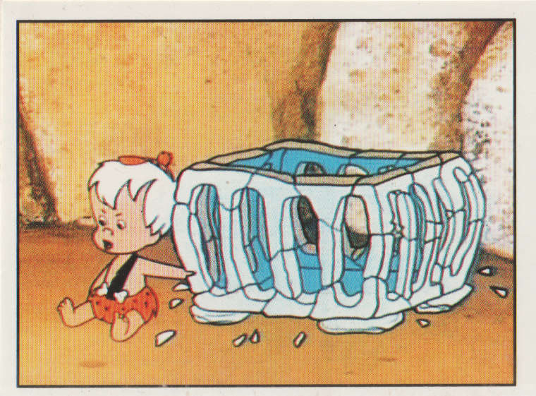 PANINI FLINTSTONES COLLECTABLE STICKER #92