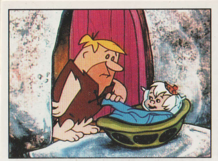 PANINI FLINTSTONES COLLECTABLE STICKER #93