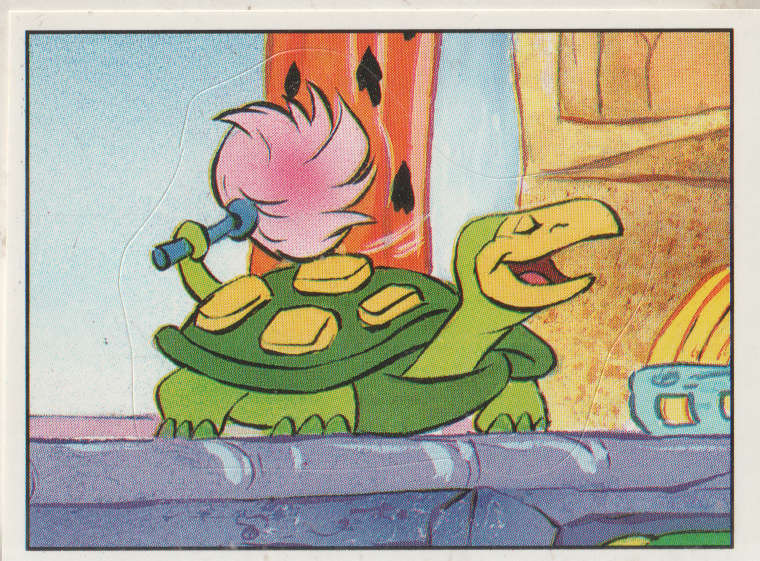 PANINI FLINTSTONES COLLECTABLE STICKER #95