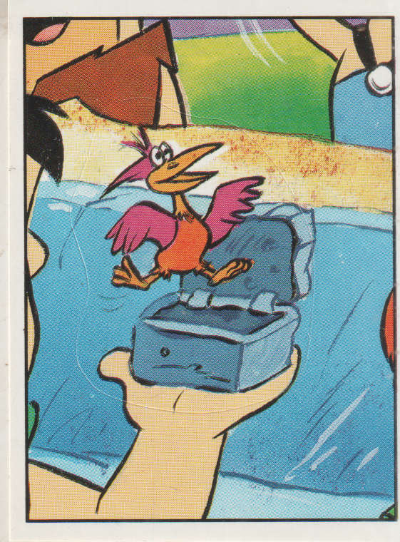PANINI FLINTSTONES COLLECTABLE STICKER #108