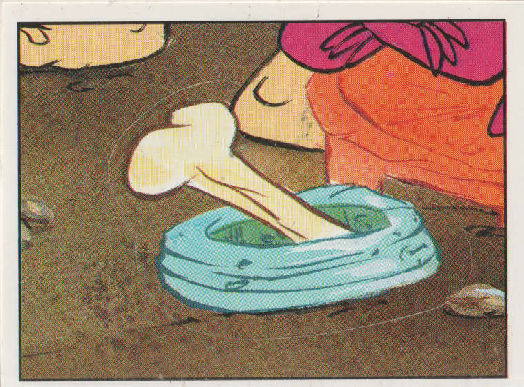 PANINI FLINTSTONES COLLECTABLE STICKER #111