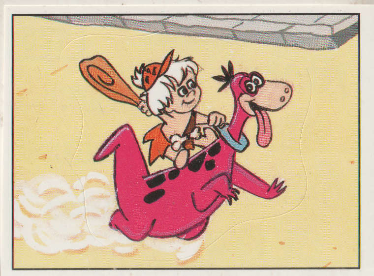 PANINI FLINTSTONES COLLECTABLE STICKER #125