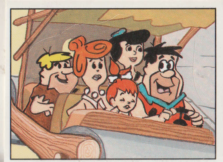 PANINI FLINTSTONES COLLECTABLE STICKER #129