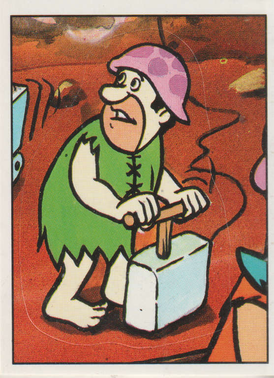 PANINI FLINTSTONES COLLECTABLE STICKER #143