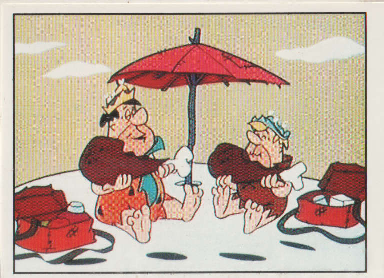 PANINI FLINTSTONES COLLECTABLE STICKER #156