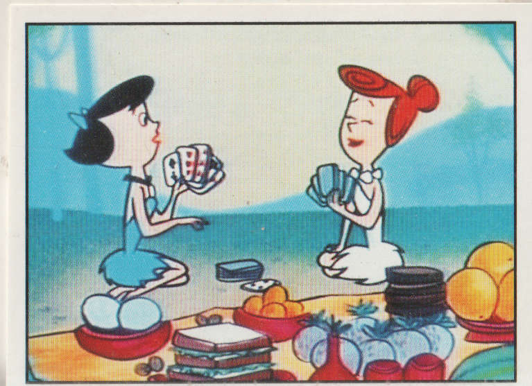 PANINI FLINTSTONES COLLECTABLE STICKER #158