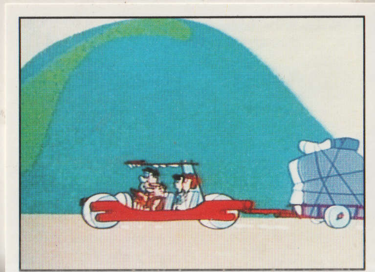 PANINI FLINTSTONES COLLECTABLE STICKER #160