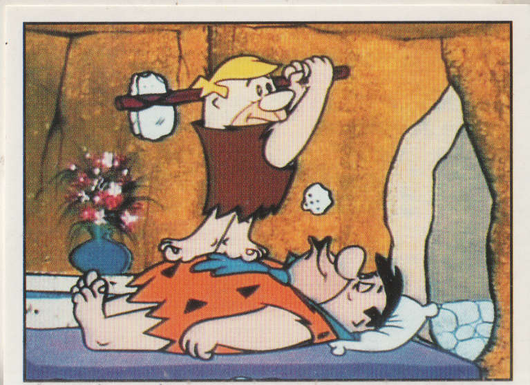 PANINI FLINTSTONES COLLECTABLE STICKER #165