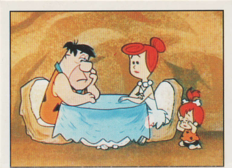 PANINI FLINTSTONES COLLECTABLE STICKER #172