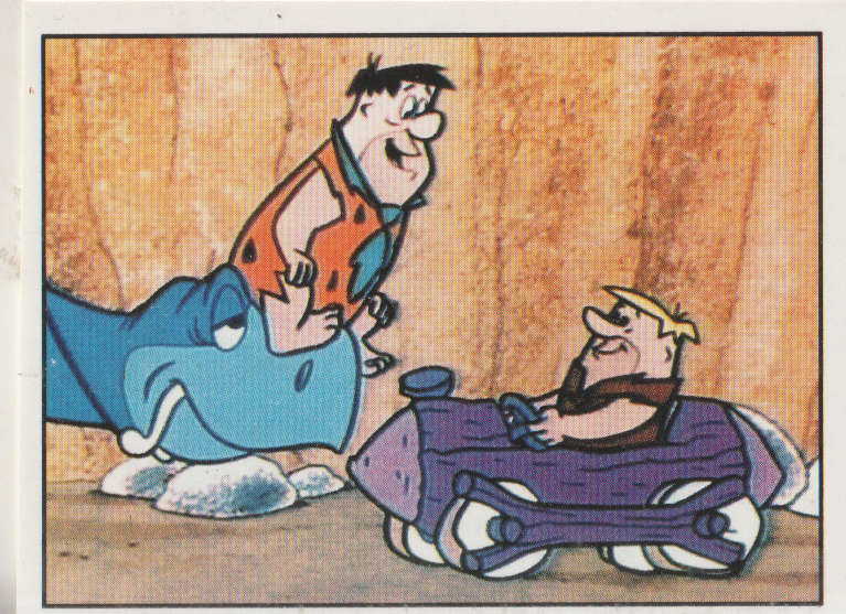 PANINI FLINTSTONES COLLECTABLE STICKER #190