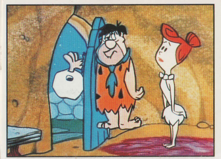PANINI FLINTSTONES COLLECTABLE STICKER #198