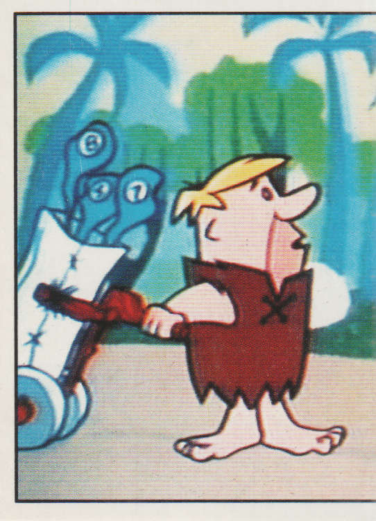 PANINI FLINTSTONES COLLECTABLE STICKER #206
