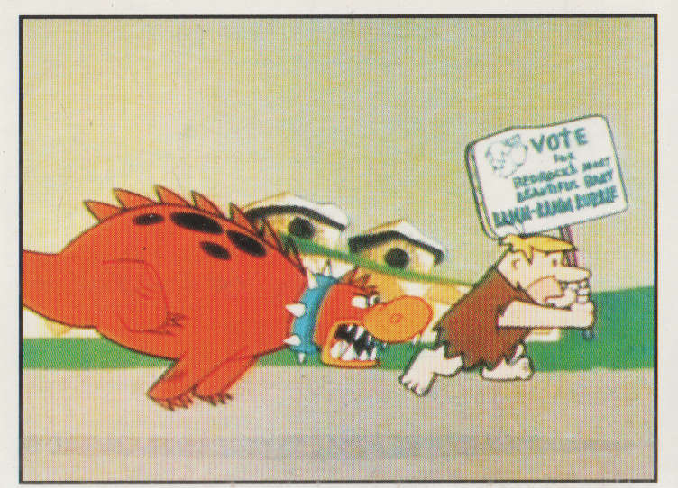 PANINI FLINTSTONES COLLECTABLE STICKER #222
