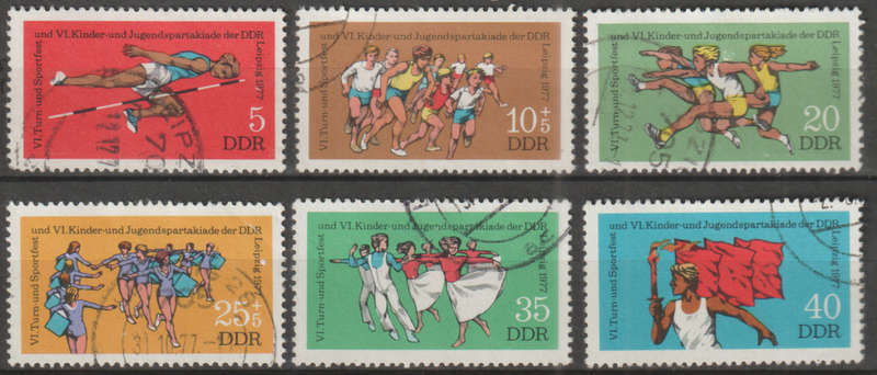 DDR 1977 Sports ULH SG E1956-61