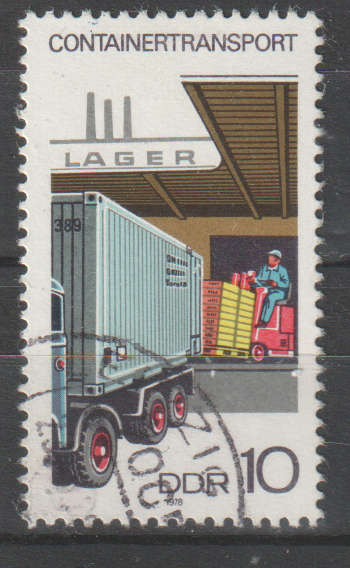 DDR 1978 Container Transportation ULH SG E2041