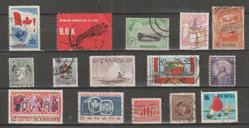 WORLD SELECTION BID PER STAMP TO TAKE ALL CARD EXCLUDED