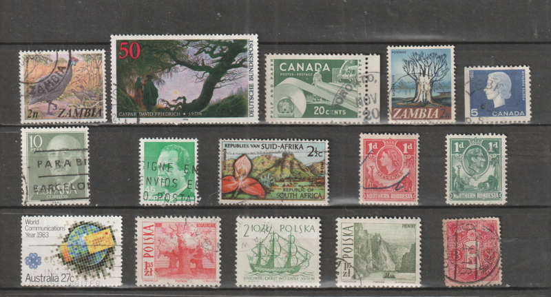 WORLD SELECTION BID PER STAMP TO TAKE ALL CARD EXCLUDED