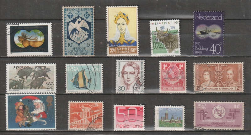 WORLD SELECTION BID PER STAMP TO TAKE ALL CARD EXCLUDED